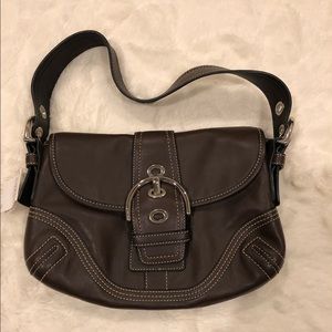 NWT Coach Soho Leather Small Flap Shoulder Bag